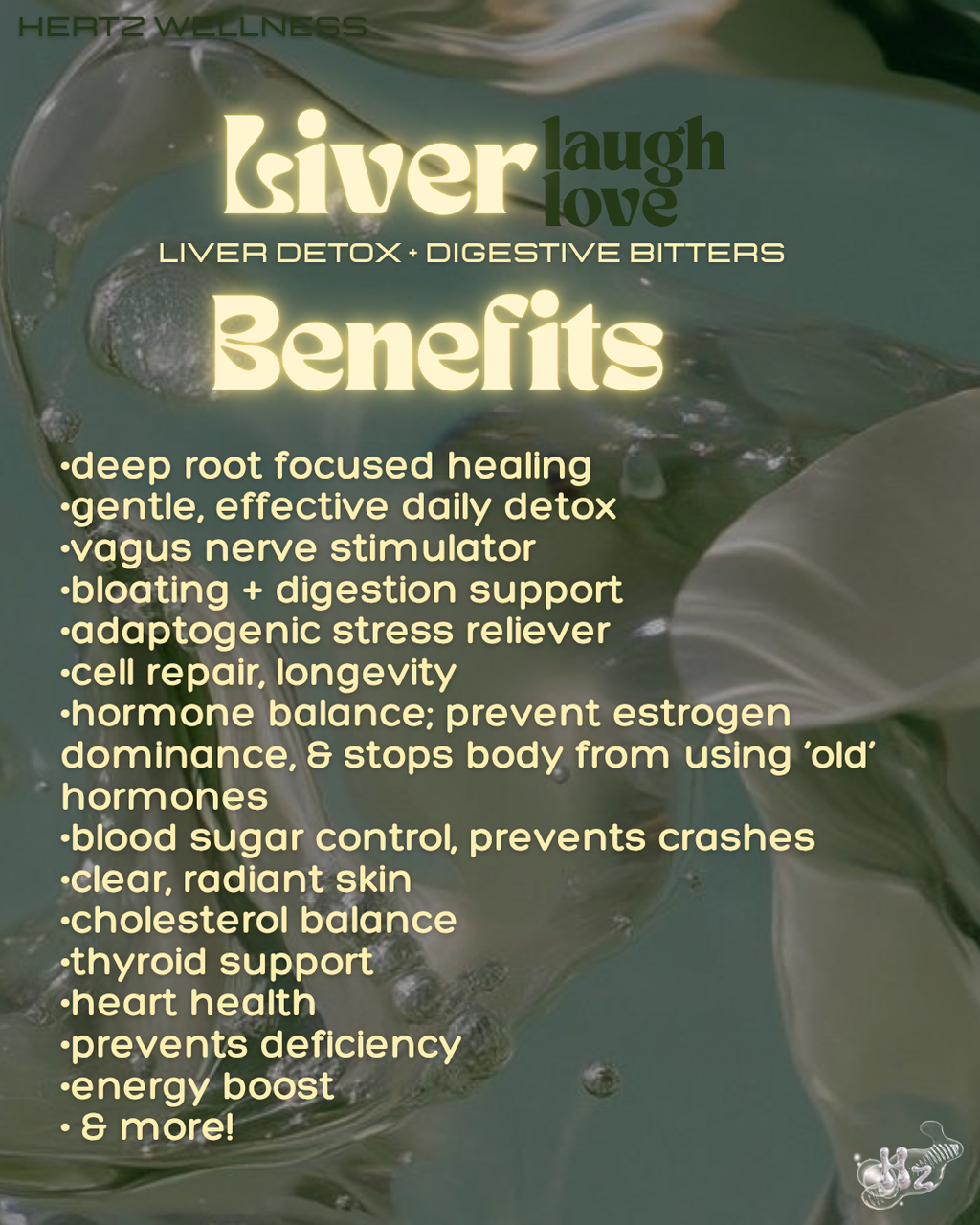 Liver, Laugh, Love: detox + digestive bitters tincture