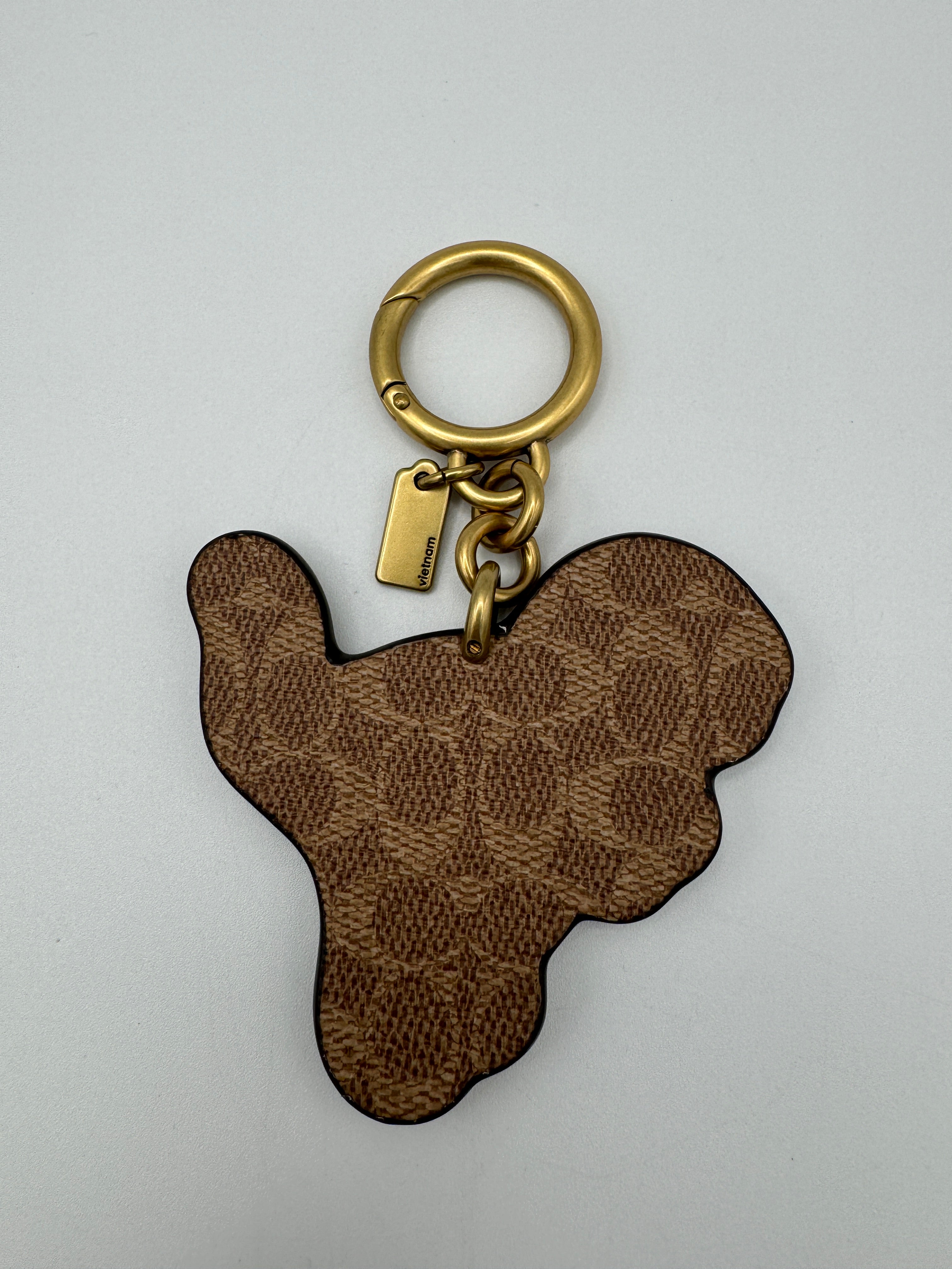 Coach Rexy Bag In Signature Canvas Imported With Keychain