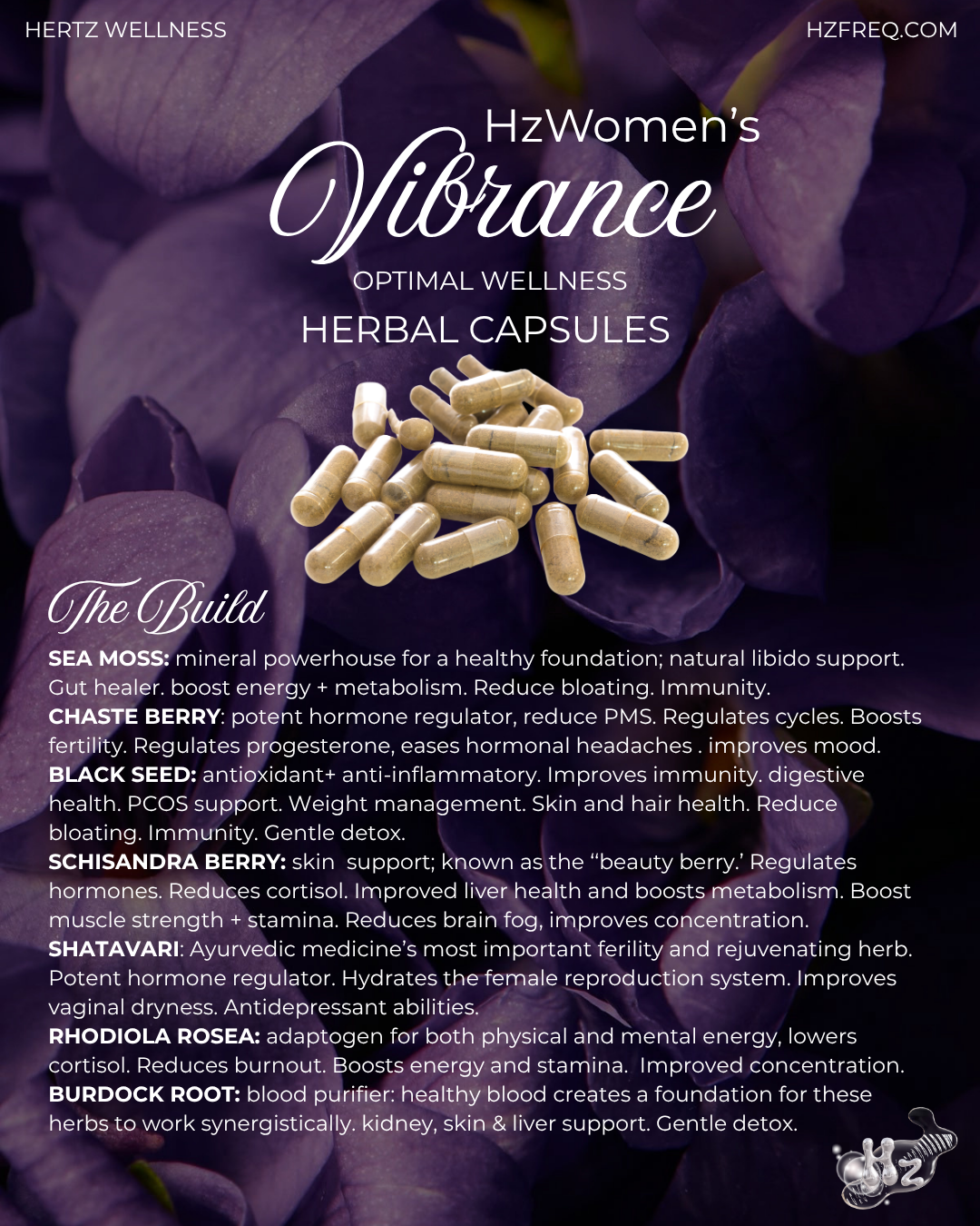 HzWomen’s Vibrance: optimal wellness capsules