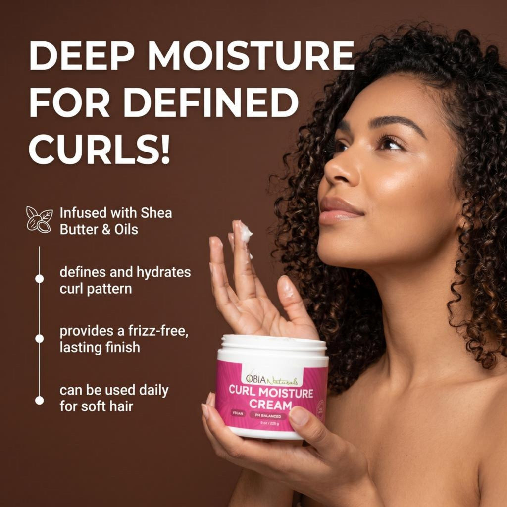 Curl Moisture Cream — Leave-In Conditioner for Curly Hair
