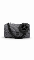 The Grey Classic & Black Flower Couture