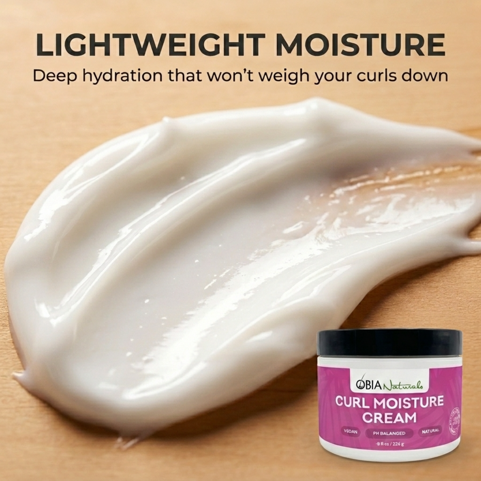 Curl Moisture Cream — Leave-In Conditioner for Curly Hair