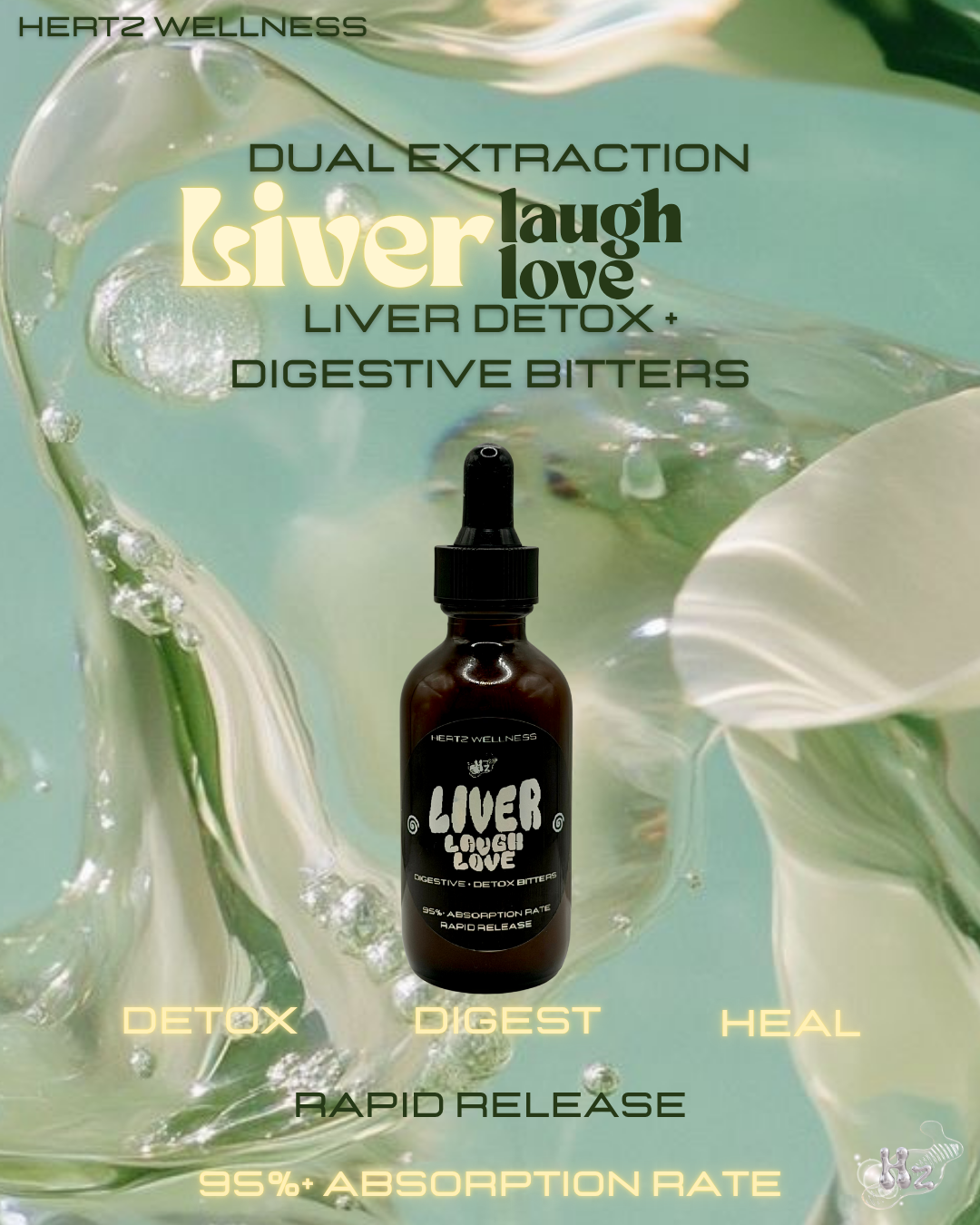 Liver, Laugh, Love: detox + digestive bitters tincture