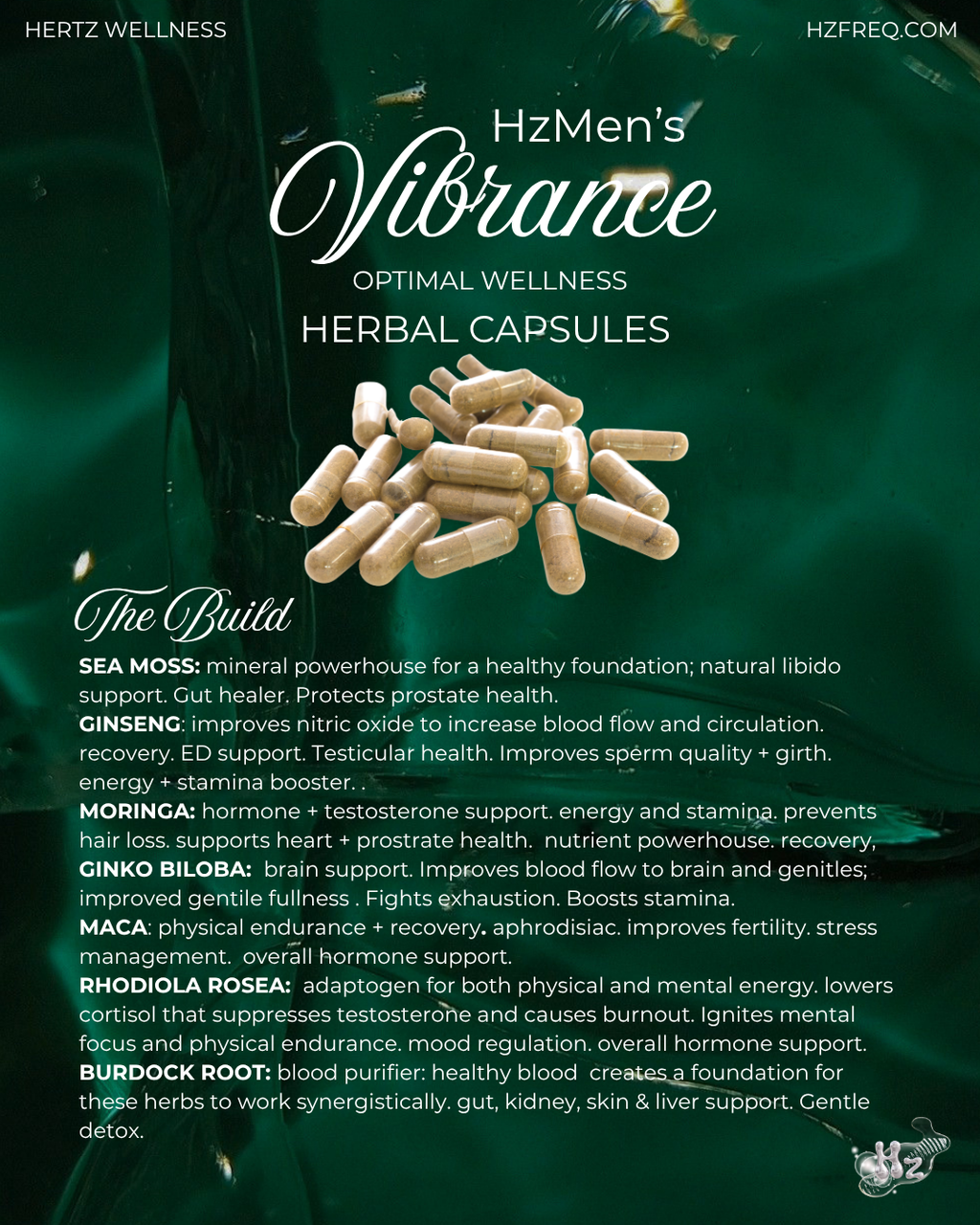 HzMen’s Vibrance: optimal wellness capsules