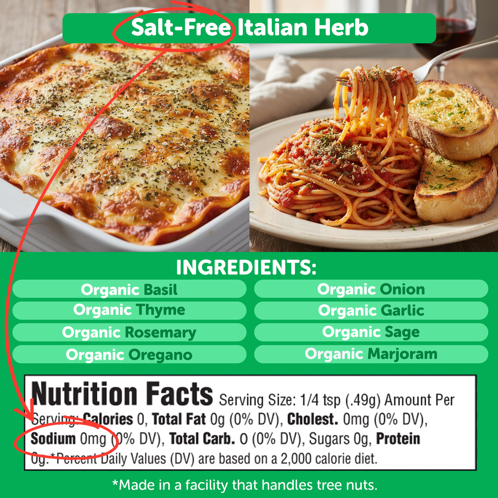 Italian Herb Seasoning 🌿🍝 – Classic Salt-Free Blend for Pasta & More
