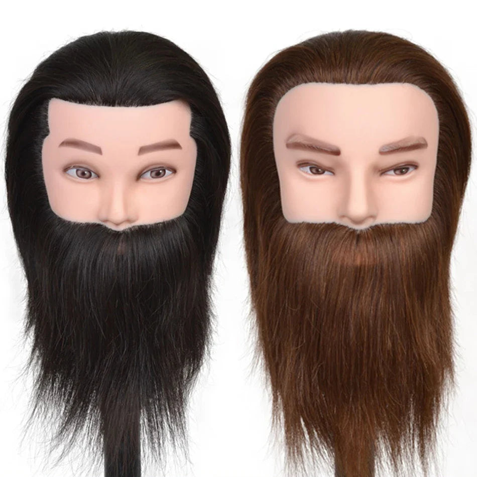 100% Real Human Hair Mannequin ,Styling Heads Cosmetology Practice Heads.