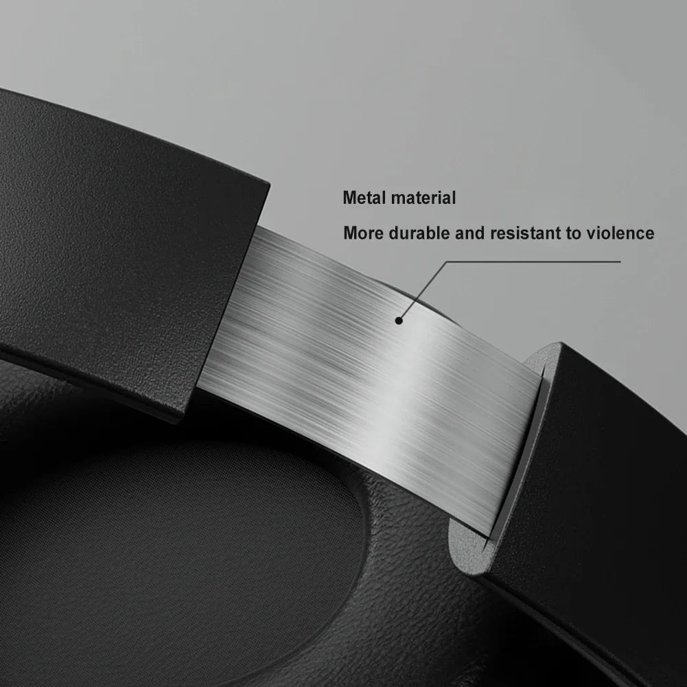 Over-Ear Earphone Noise Reduction stereo Headset Wireless Bluetooth-Compatible 5.0 Headphones 3.5mm Jack Supports Aux for Music