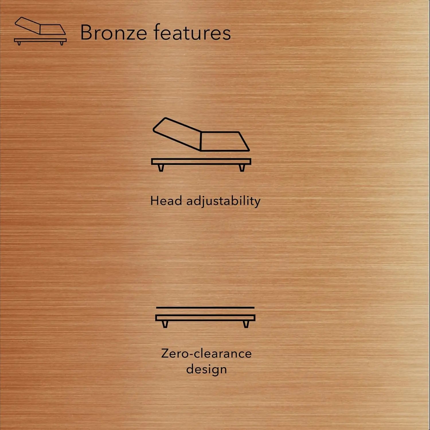 Adjustable Bed Frame with Head Lift, Foldable Design, Removable Legs for Split Cal King Size