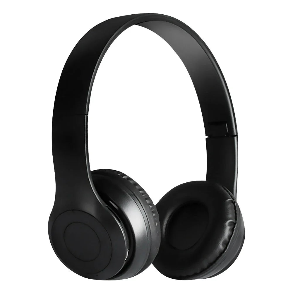 Over-Ear Earphone Noise Reduction stereo Headset Wireless Bluetooth-Compatible 5.0 Headphones 3.5mm Jack Supports Aux for Music