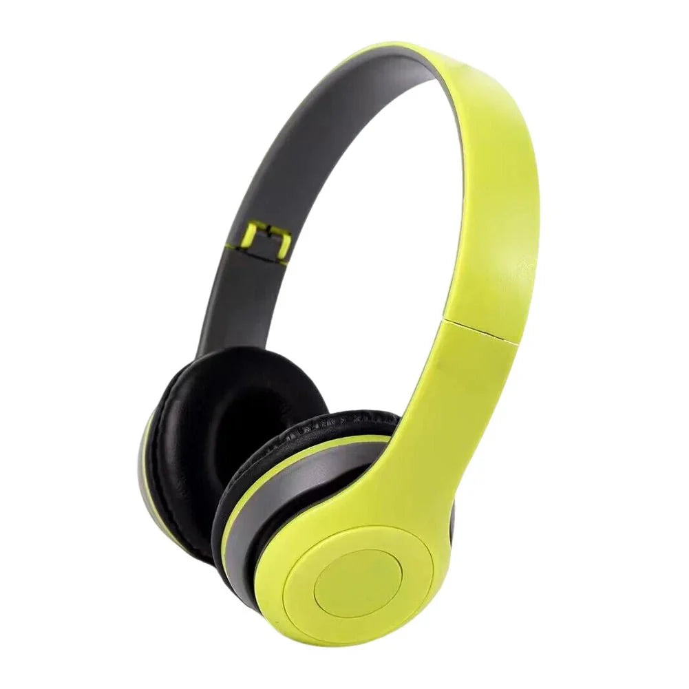 Over-Ear Earphone Noise Reduction stereo Headset Wireless Bluetooth-Compatible 5.0 Headphones 3.5mm Jack Supports Aux for Music