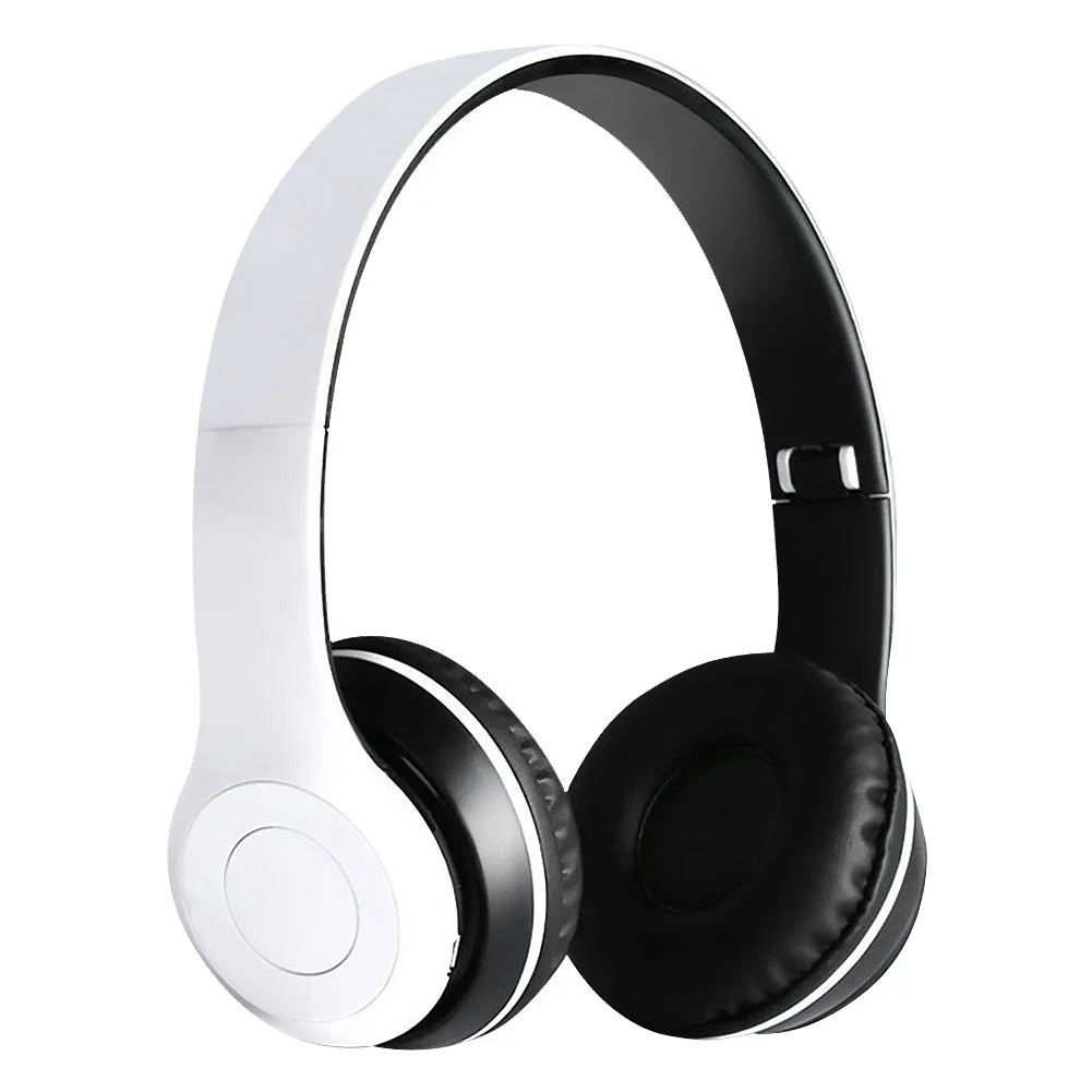 Over-Ear Earphone Noise Reduction stereo Headset Wireless Bluetooth-Compatible 5.0 Headphones 3.5mm Jack Supports Aux for Music