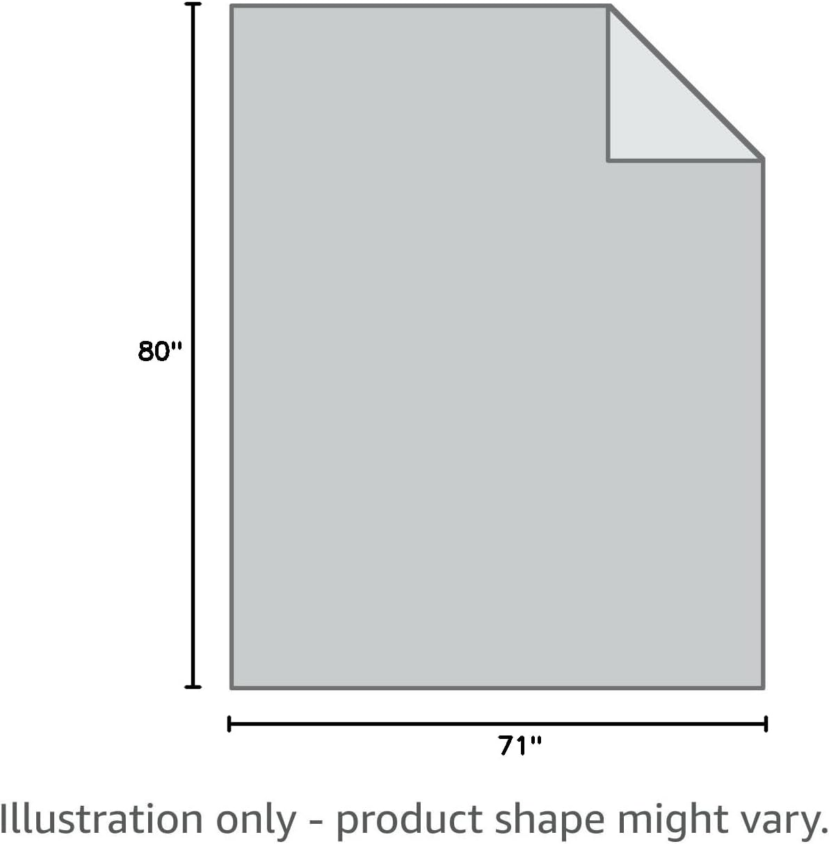 Sided Couch Sofa Bed Blanket (Grey, 71''X 80'')