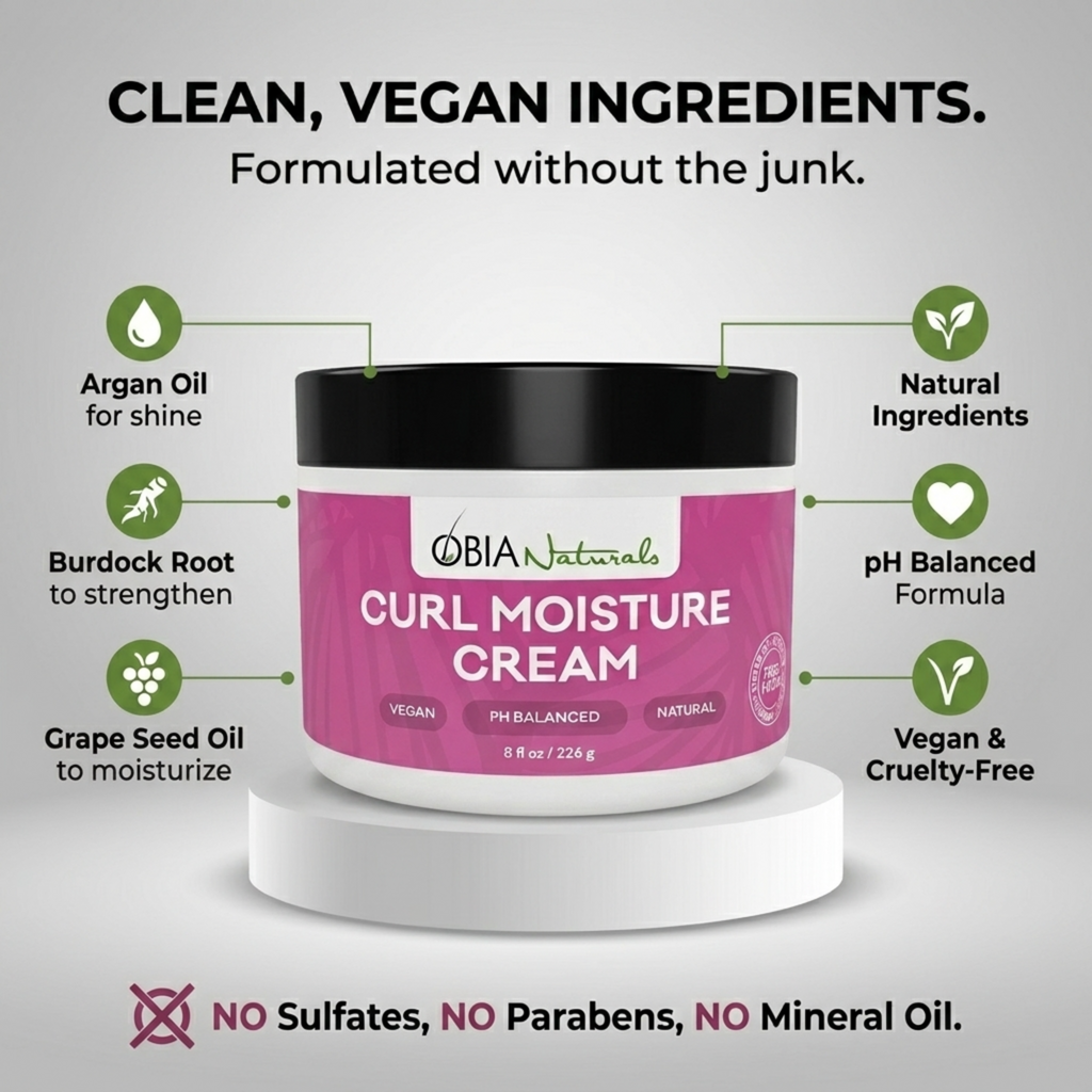 Curl Moisture Cream — Leave-In Conditioner for Curly Hair