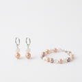 Pearl Bracelet and Earring Set