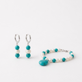 Turquoise Bracelet and Earring Set